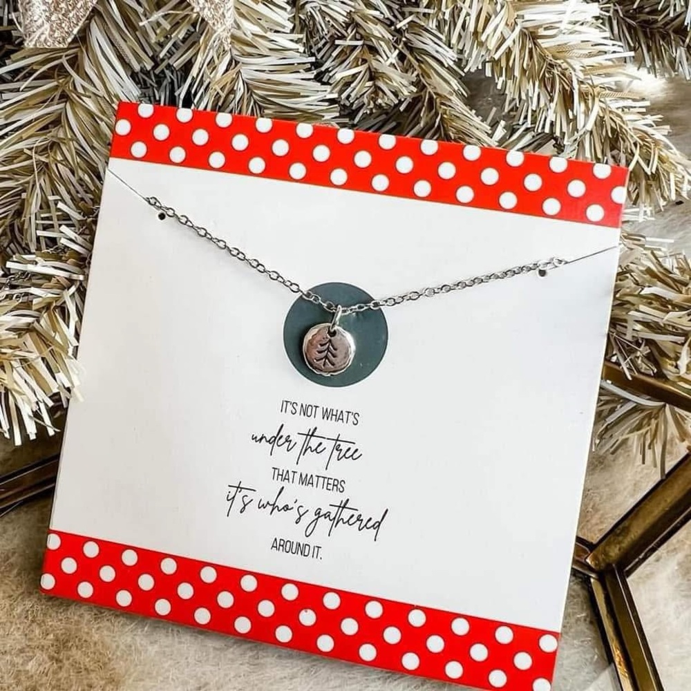 Silver Tree Pendant Necklace